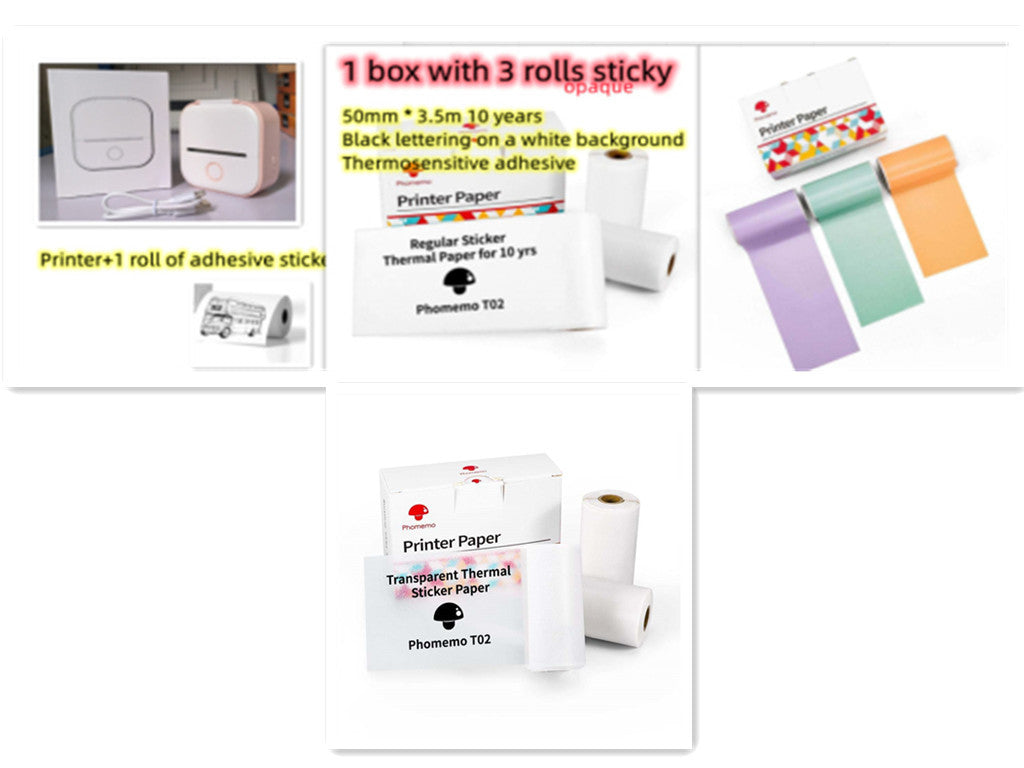 Portable Mini Thermal Label Printer - Infinite CelebrationsAir podsInfinite CelebrationsInfinite Celebrations