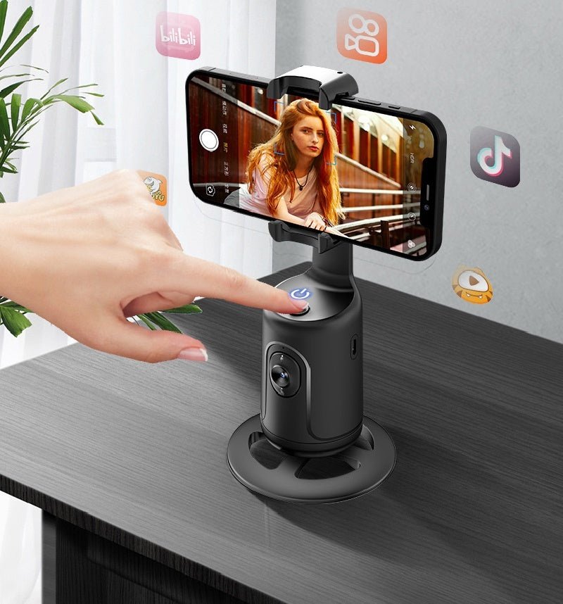 360 Auto Face Tracking AI Smart Phone Holder - Infinite CelebrationsSmart phone tripodInfinite CelebrationsInfinite Celebrations