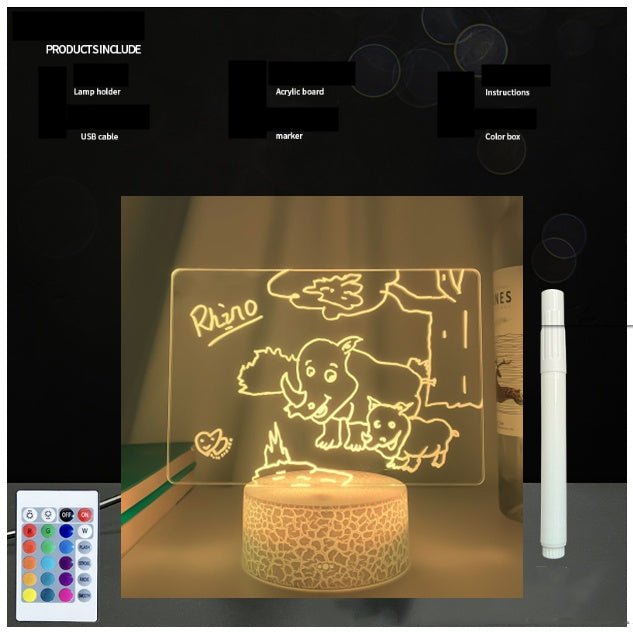 3D Light Handwritten Acrylic Message Board - Infinite CelebrationsMessage boardInfinite CelebrationsInfinite Celebrations