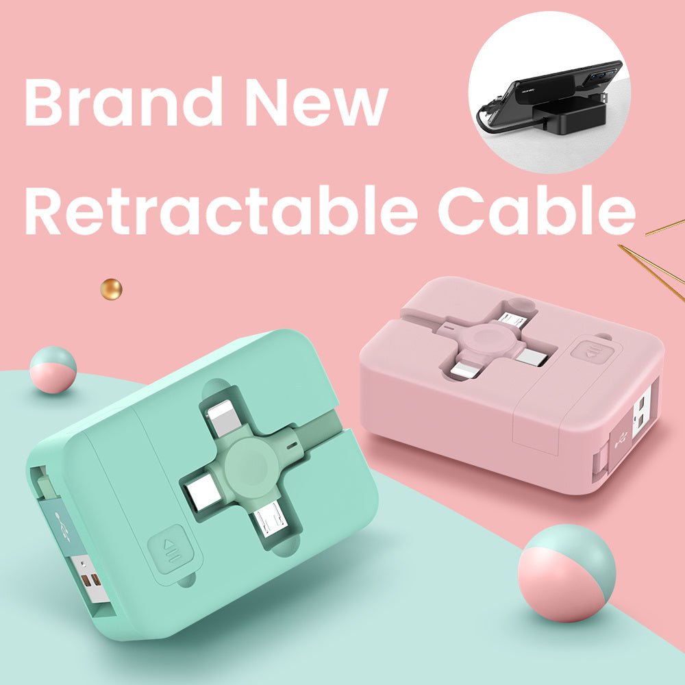 4 In 1 Retractable USB Cable Type C - Infinite CelebrationsChargerInfinite CelebrationsInfinite Celebrations