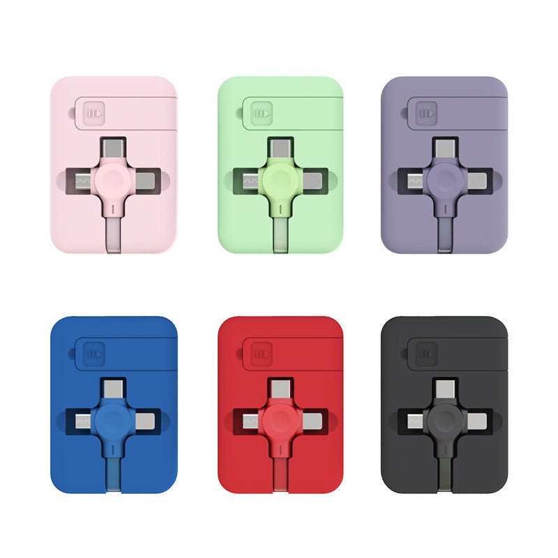 4 In 1 Retractable USB Cable Type C - Infinite CelebrationsChargerInfinite CelebrationsInfinite Celebrations