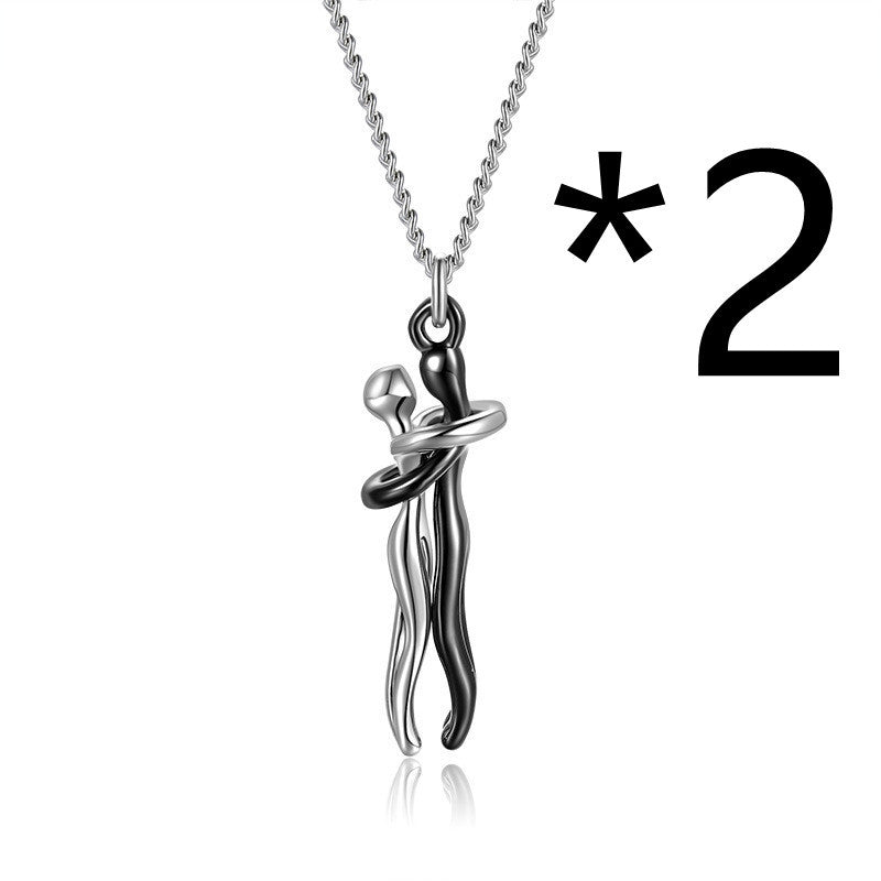 Affectionate Hug Necklace Couples Anniversary Valentine's Day Gift - Infinite CelebrationsjewelryInfinite CelebrationsInfinite Celebrations