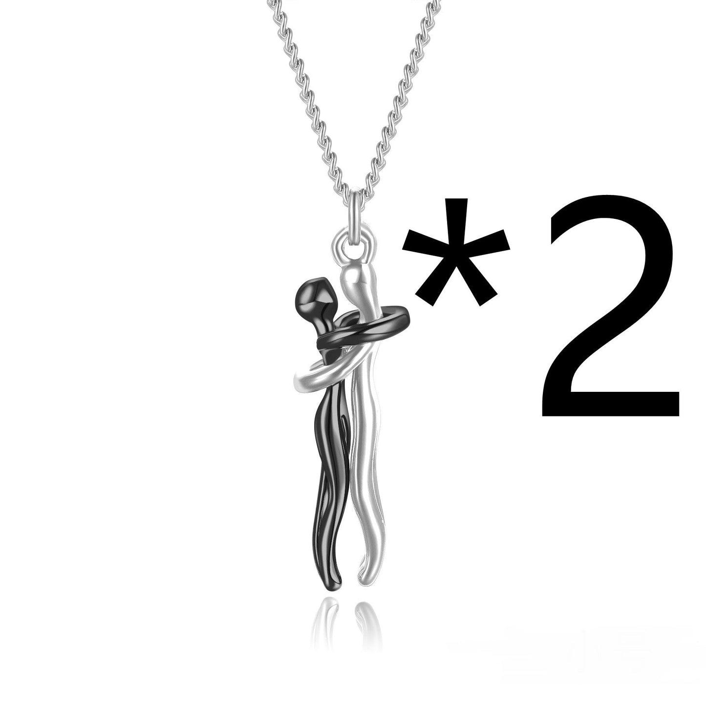 Affectionate Hug Necklace Couples Anniversary Valentine's Day Gift - Infinite CelebrationsjewelryInfinite CelebrationsInfinite Celebrations