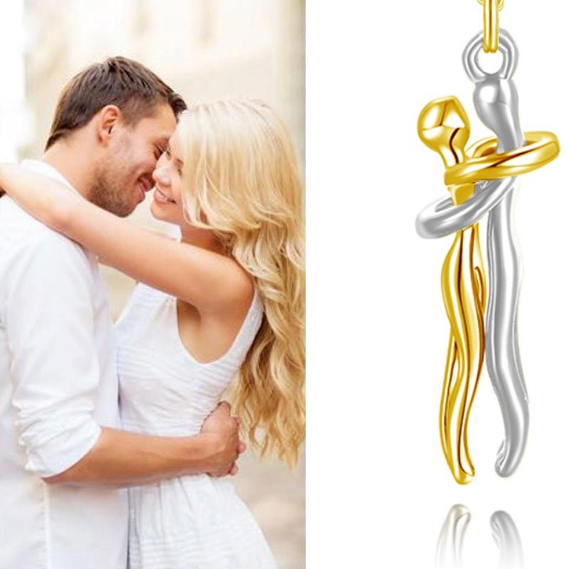 Affectionate Hug Necklace Couples Anniversary Valentine's Day Gift - Infinite CelebrationsjewelryInfinite CelebrationsInfinite Celebrations