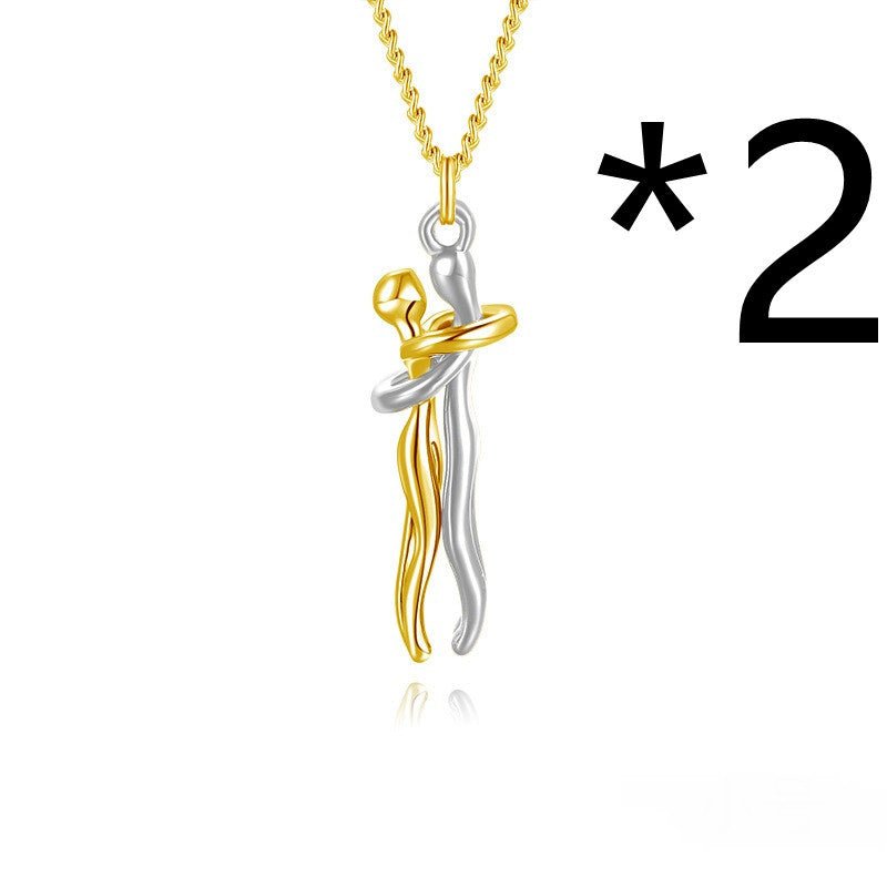 Affectionate Hug Necklace Couples Anniversary Valentine's Day Gift - Infinite CelebrationsjewelryInfinite CelebrationsInfinite Celebrations