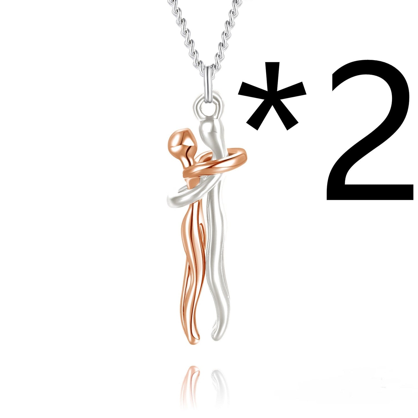 Affectionate Hug Necklace Couples Anniversary Valentine's Day Gift - Infinite CelebrationsjewelryInfinite CelebrationsInfinite Celebrations