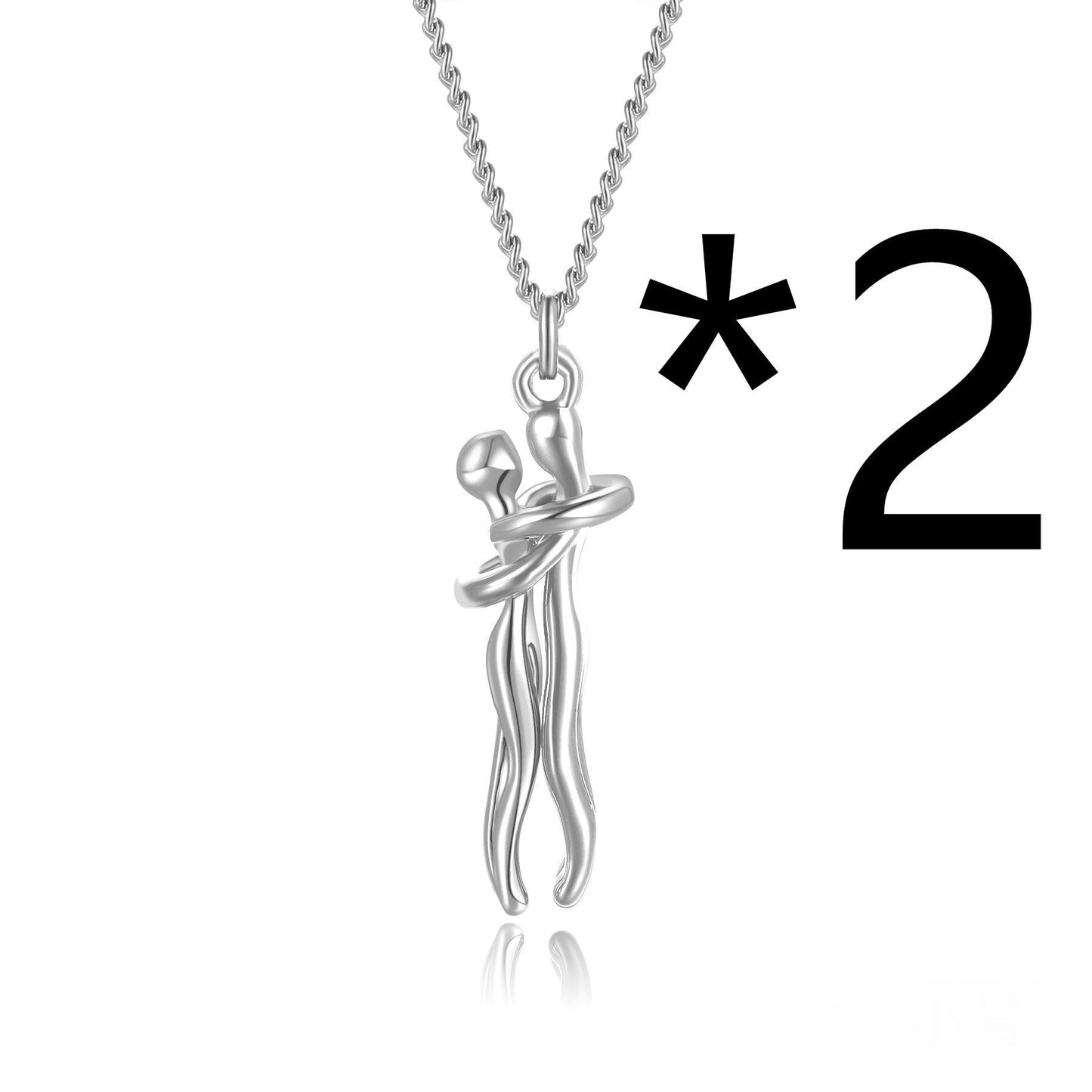 Affectionate Hug Necklace Couples Anniversary Valentine's Day Gift - Infinite CelebrationsjewelryInfinite CelebrationsInfinite Celebrations