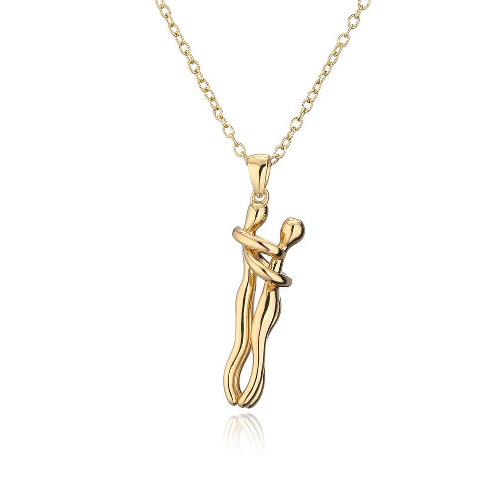 Affectionate Hug Necklace Couples Anniversary Valentine's Day Gift - Infinite CelebrationsjewelryInfinite CelebrationsInfinite Celebrations