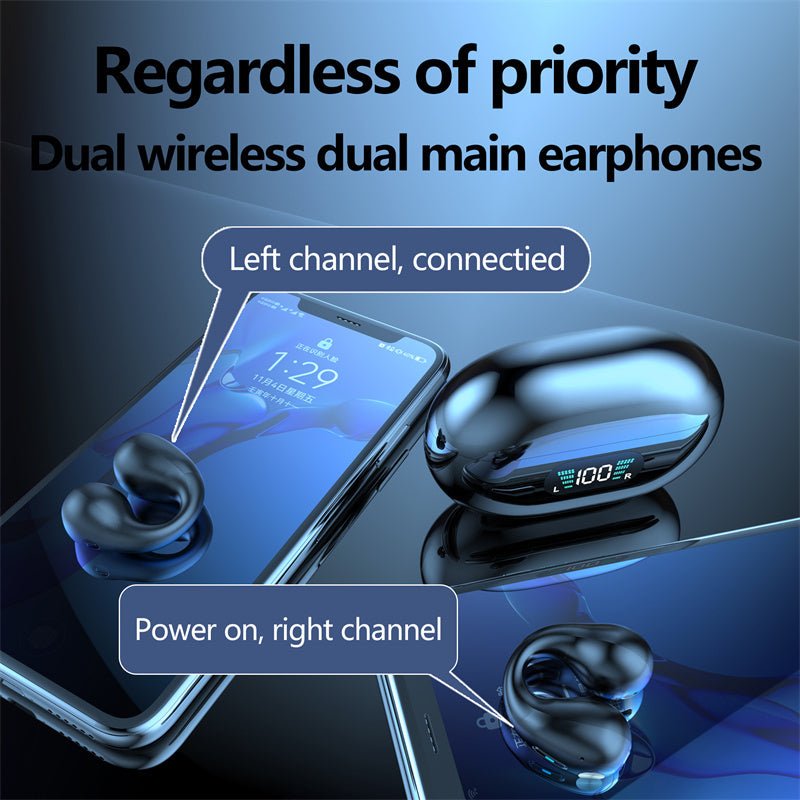 Bone Conduction Earbuds Ear Clip Bluetooth 5.3 - Infinite Celebrationsspecial running airpodsInfinite CelebrationsInfinite Celebrations