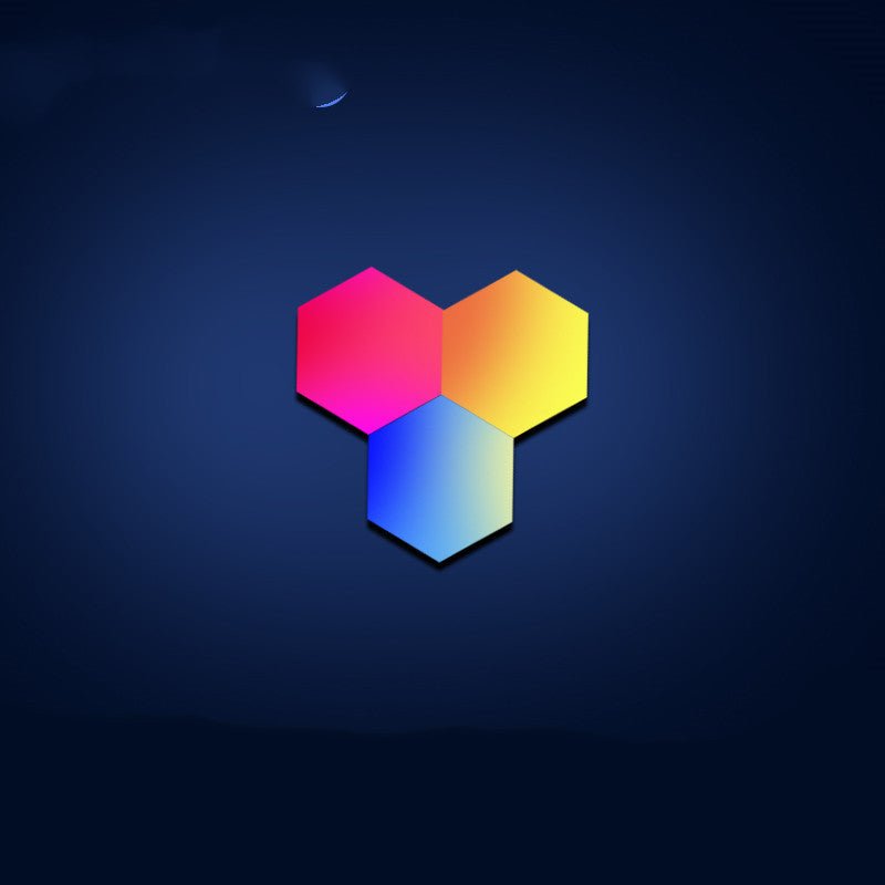 Color - changing Gaming Atmosphere Honeycomb Bedroom Wall Lamp - Infinite Celebrationsled lightInfinite CelebrationsInfinite Celebrations