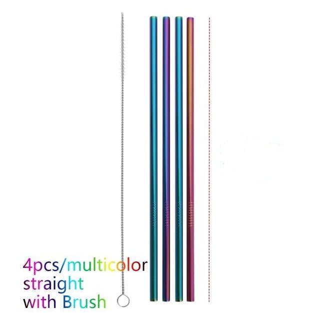 Colourful Reusable Stainless Steel Straws - Infinite Celebrationssteel strawsInfinite CelebrationsInfinite Celebrations