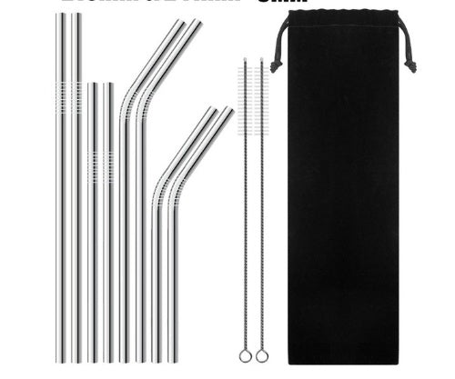 Colourful Reusable Stainless Steel Straws - Infinite Celebrationssteel strawsInfinite CelebrationsInfinite Celebrations
