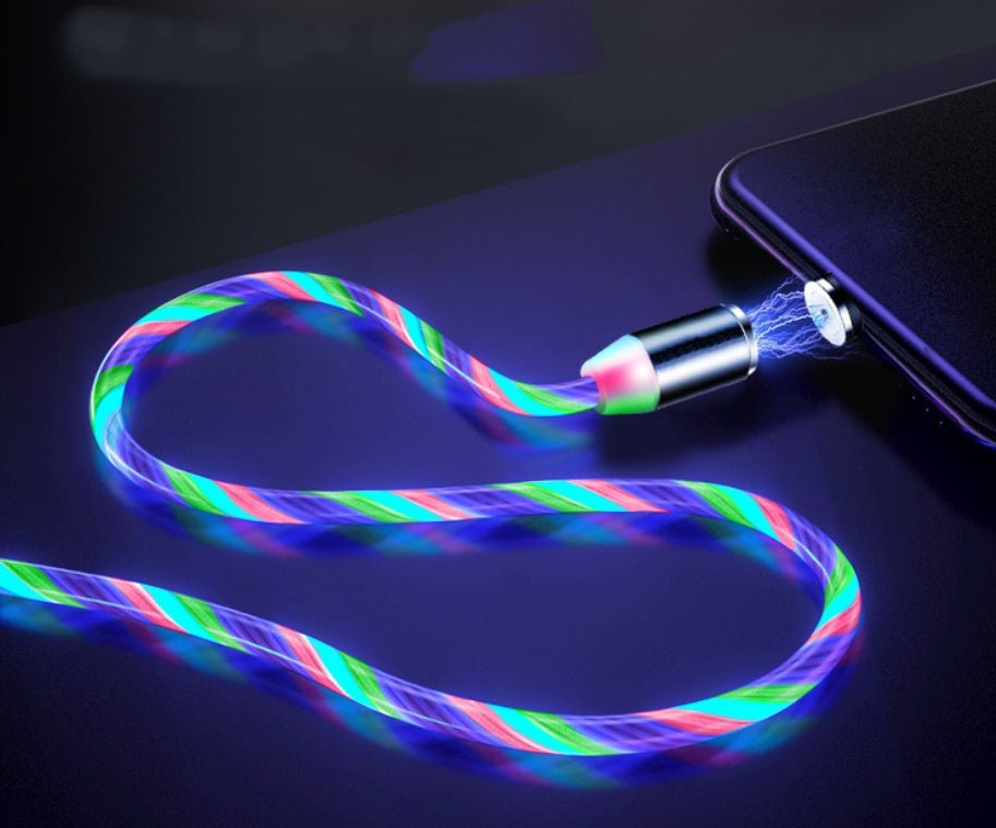 Flowing Light Magnetic Streamer Data Line Cable for Type c - Infinite CelebrationsMagnetic phone charging cableInfinite CelebrationsInfinite Celebrations