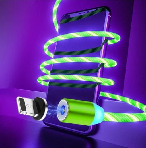 Flowing Light Magnetic Streamer Data Line Cable for Type c - Infinite CelebrationsMagnetic phone charging cableInfinite CelebrationsInfinite Celebrations