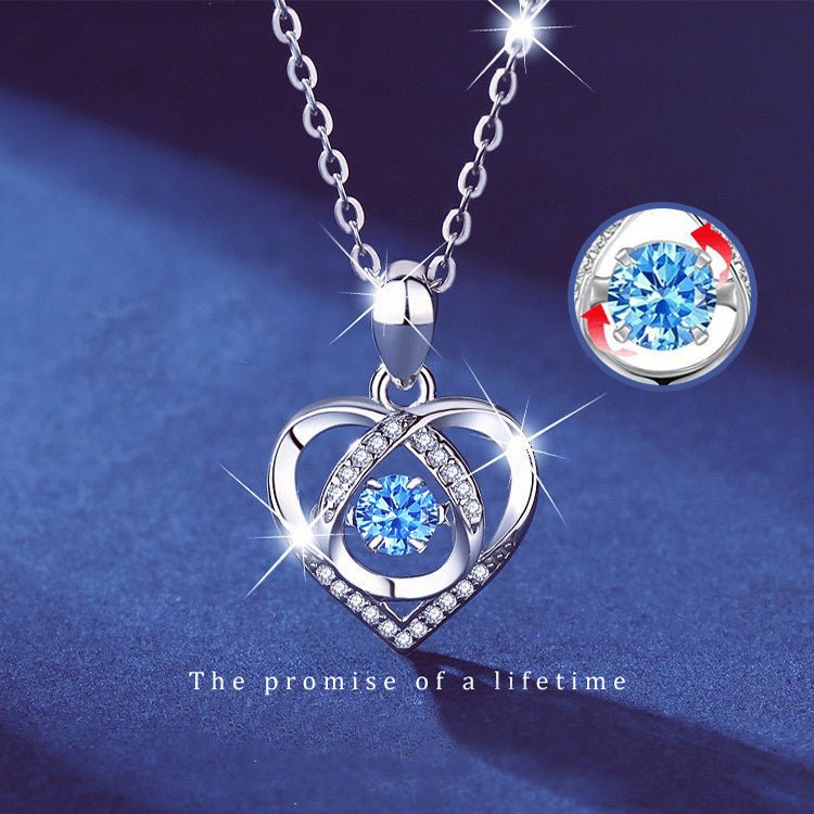 Heart - shaped Necklace Women Luxury Love Jewelry Gift For Valentine's Day - Infinite CelebrationsjewelryInfinite CelebrationsInfinite Celebrations