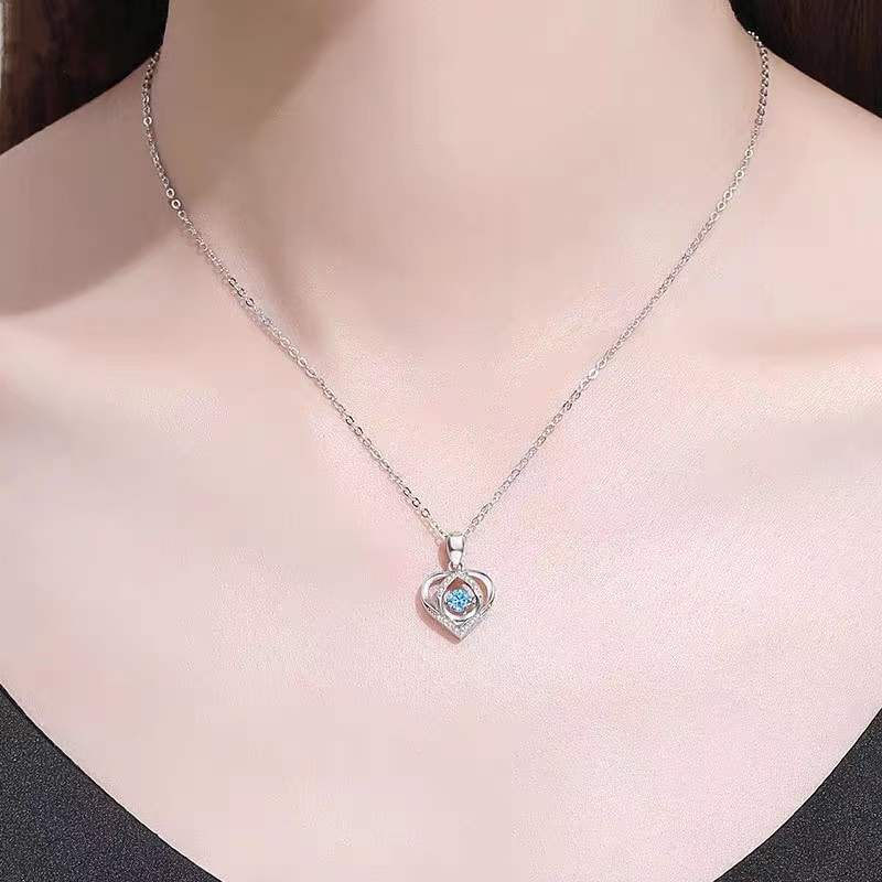 Heart - shaped Necklace Women Luxury Love Jewelry Gift For Valentine's Day - Infinite CelebrationsjewelryInfinite CelebrationsInfinite Celebrations