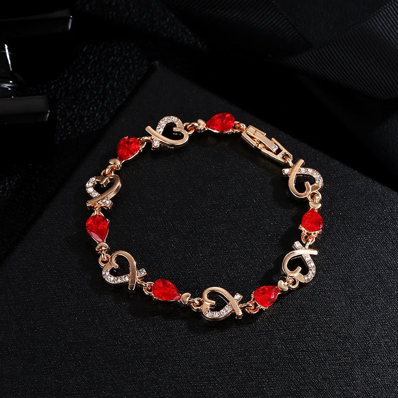 Love Bracelet Heart - shaped For Valentine's Day Gift Jewelry - Infinite CelebrationsjewelryInfinite CelebrationsInfinite Celebrations