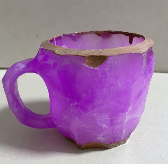 Resin Mineral Crystal Coffee Mug - Infinite CelebrationsAir brushInfinite CelebrationsInfinite Celebrations