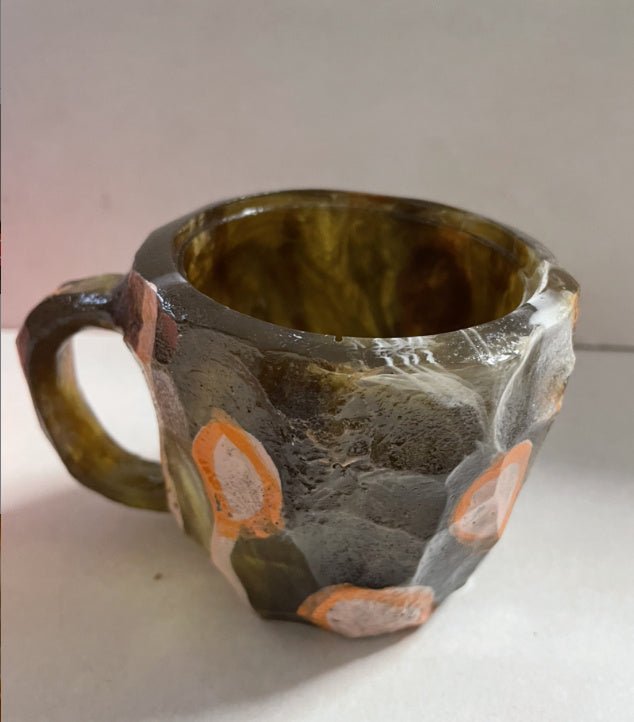 Resin Mineral Crystal Coffee Mug - Infinite CelebrationsAir brushInfinite CelebrationsInfinite Celebrations
