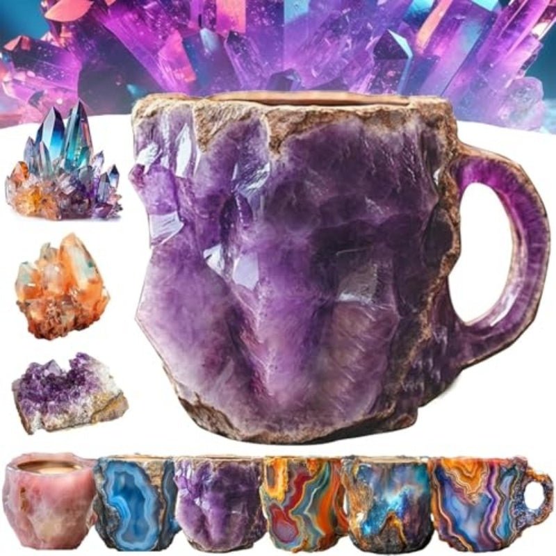 Resin Mineral Crystal Coffee Mug - Infinite CelebrationsAir brushInfinite CelebrationsInfinite Celebrations