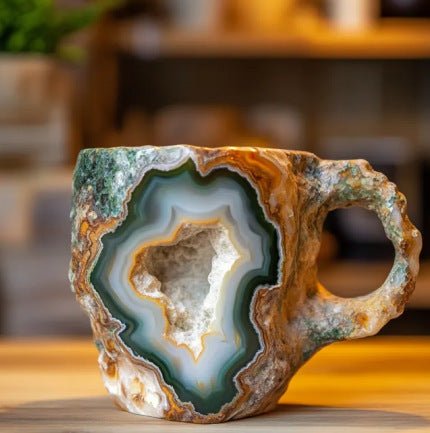 Resin Mineral Crystal Coffee Mug - Infinite CelebrationsAir brushInfinite CelebrationsInfinite Celebrations
