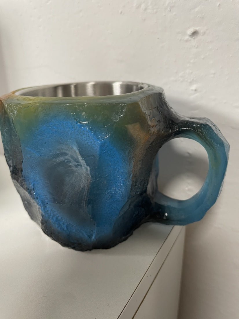 Resin Mineral Crystal Coffee Mug - Infinite CelebrationsAir brushInfinite CelebrationsInfinite Celebrations