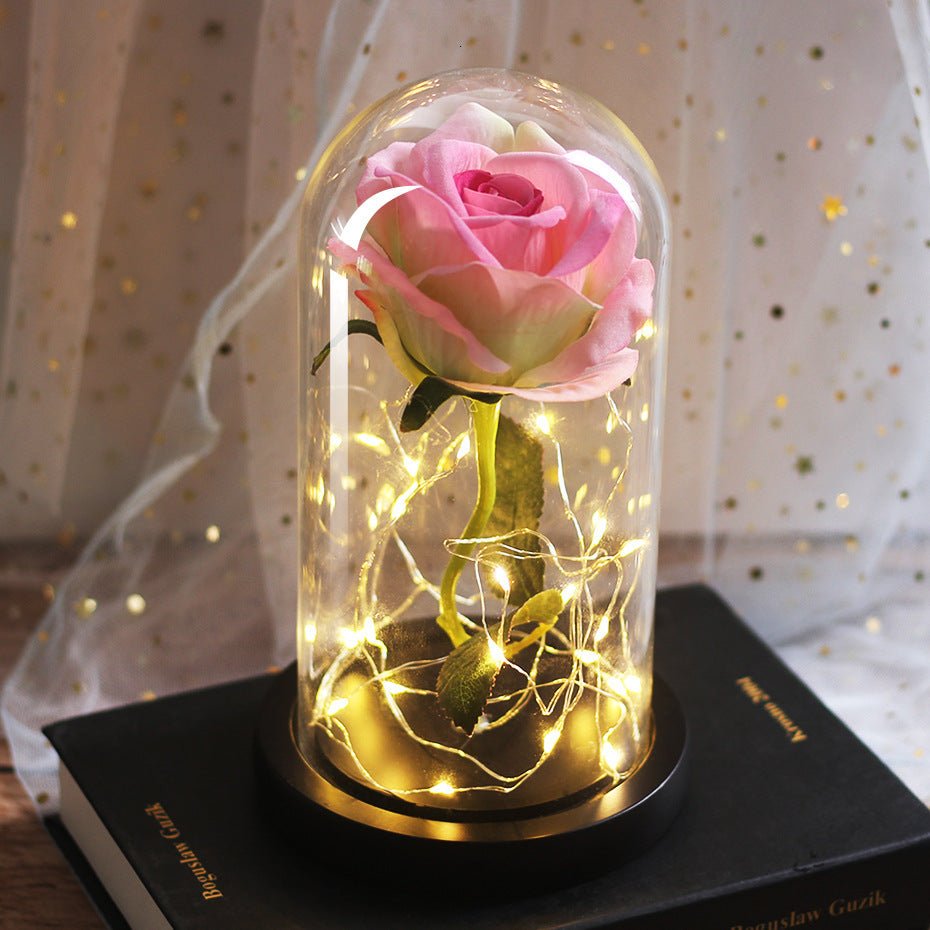 Rose Glass Cover Luminous Led Ornament - Infinite CelebrationsRose lightInfinite CelebrationsInfinite Celebrations