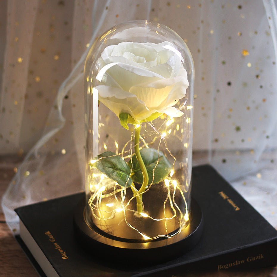 Rose Glass Cover Luminous Led Ornament - Infinite CelebrationsRose lightInfinite CelebrationsInfinite Celebrations