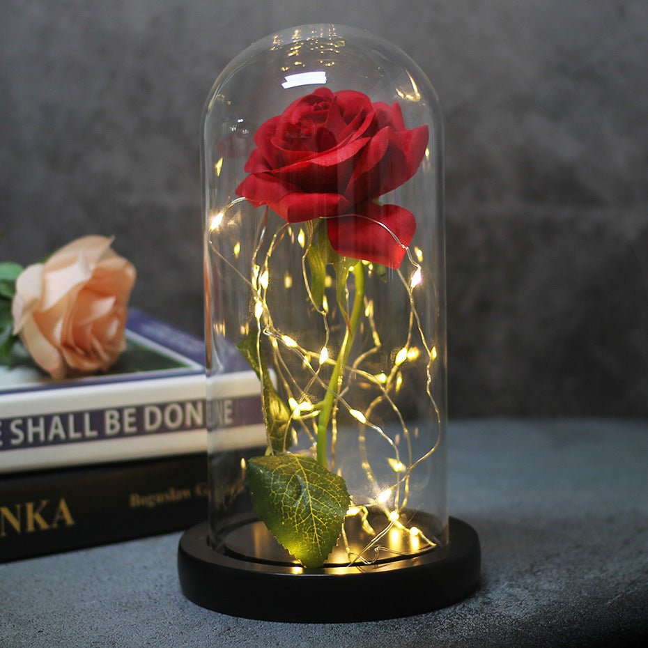 Rose Glass Cover Luminous Led Ornament - Infinite CelebrationsRose lightInfinite CelebrationsInfinite Celebrations