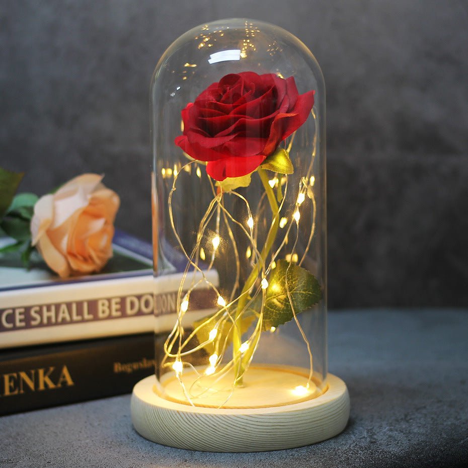 Rose Glass Cover Luminous Led Ornament - Infinite CelebrationsRose lightInfinite CelebrationsInfinite Celebrations