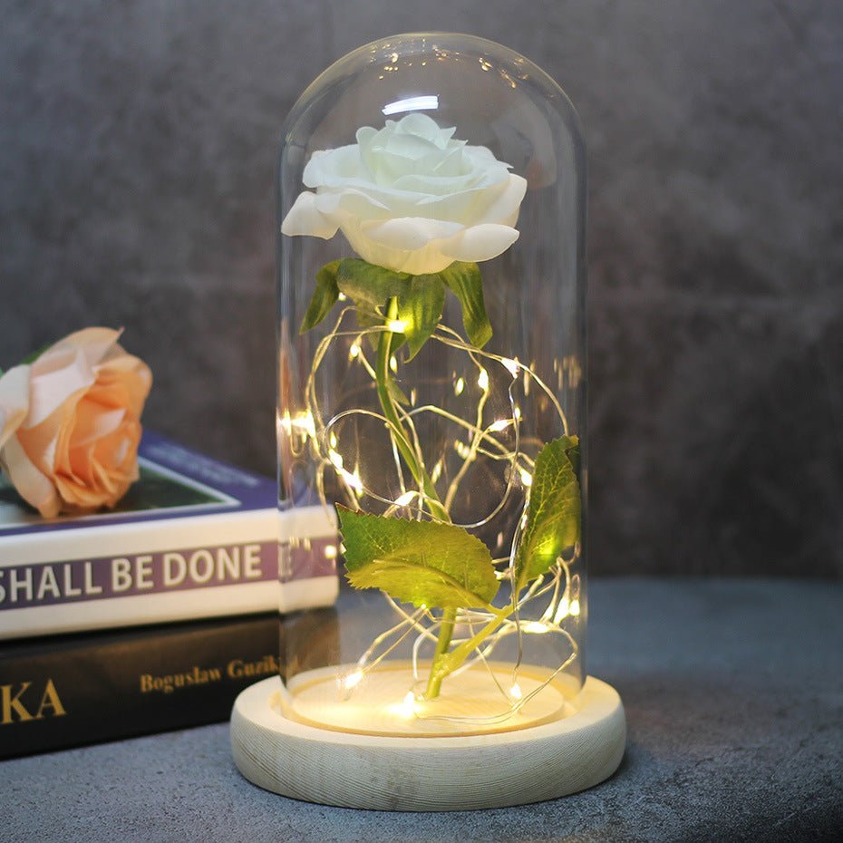 Rose Glass Cover Luminous Led Ornament - Infinite CelebrationsRose lightInfinite CelebrationsInfinite Celebrations