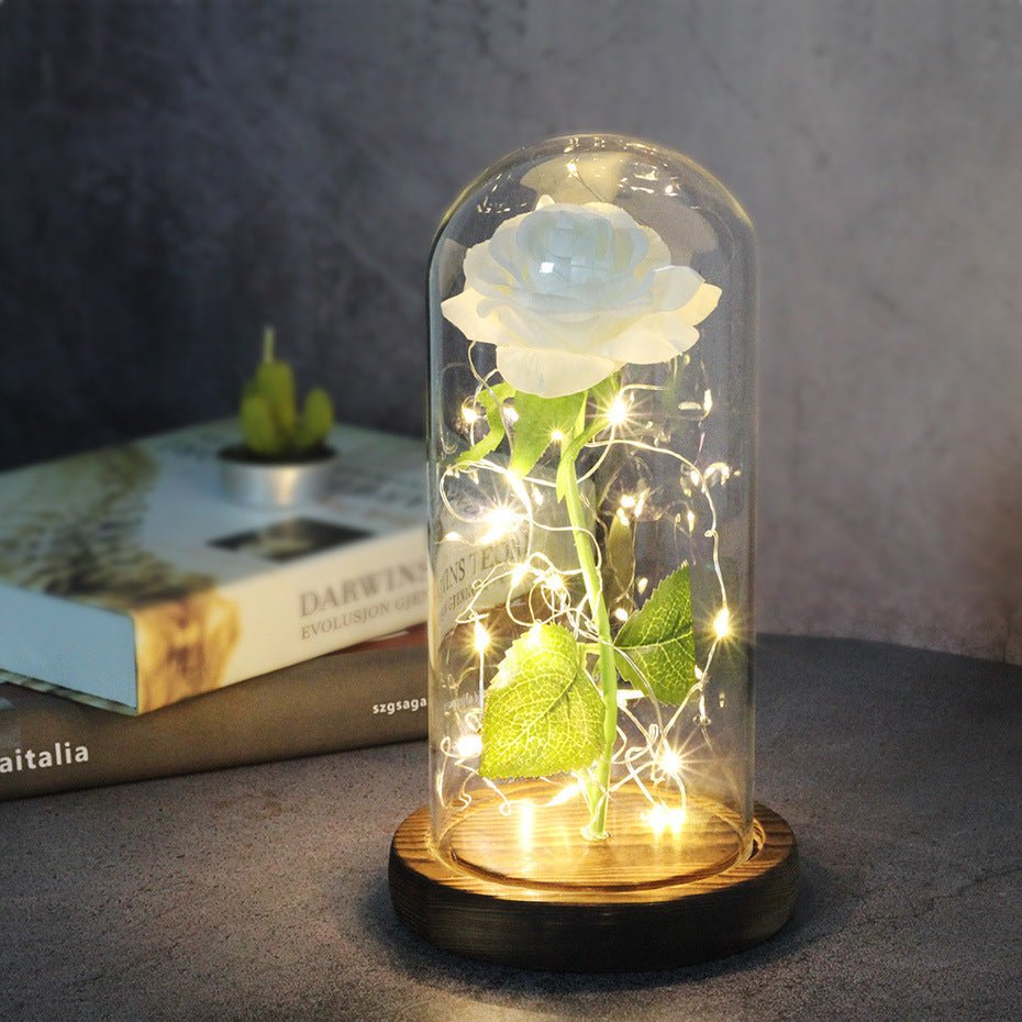 Rose Glass Cover Luminous Led Ornament - Infinite CelebrationsRose lightInfinite CelebrationsInfinite Celebrations
