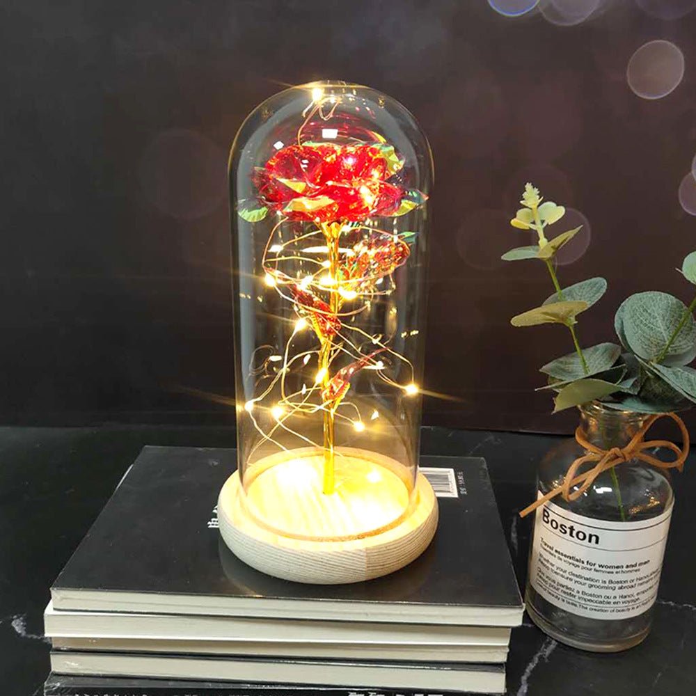 Rose Glass Cover Luminous Led Ornament - Infinite CelebrationsRose lightInfinite CelebrationsInfinite Celebrations