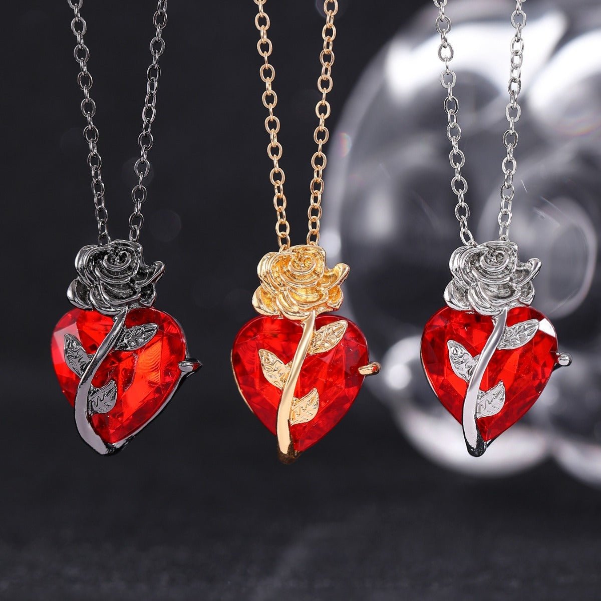Rose Love Necklace For Valentine's Day - Infinite CelebrationsjewelryInfinite CelebrationsInfinite Celebrations