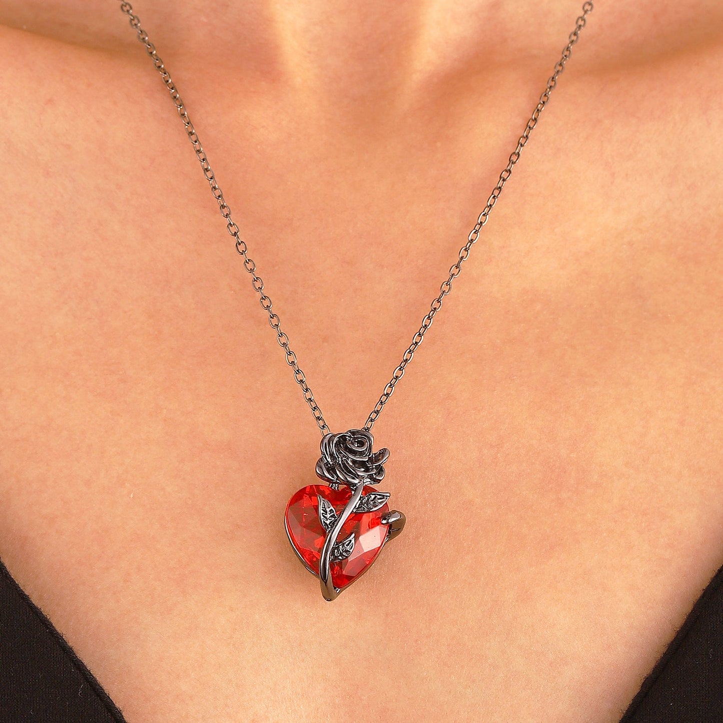 Rose Love Necklace For Valentine's Day - Infinite CelebrationsjewelryInfinite CelebrationsInfinite Celebrations