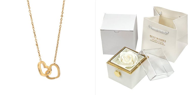Rotating Flower Rose Gift Jewelry Packaging for Valentine's Day - Infinite CelebrationsRose giftInfinite CelebrationsInfinite Celebrations