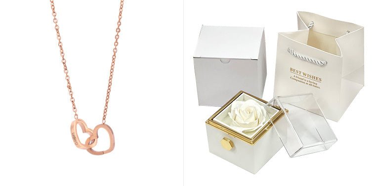 Rotating Flower Rose Gift Jewelry Packaging for Valentine's Day - Infinite CelebrationsRose giftInfinite CelebrationsInfinite Celebrations