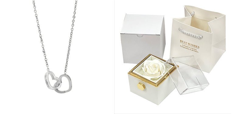 Rotating Flower Rose Gift Jewelry Packaging for Valentine's Day - Infinite CelebrationsRose giftInfinite CelebrationsInfinite Celebrations