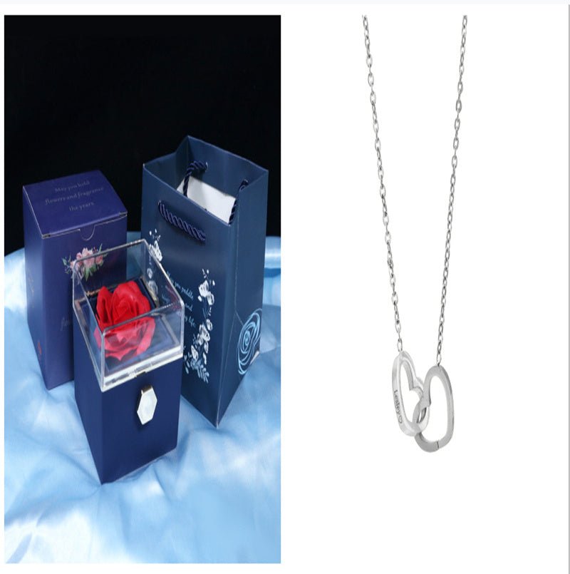 Rotating Flower Rose Gift Jewelry Packaging for Valentine's Day - Infinite CelebrationsRose giftInfinite CelebrationsInfinite Celebrations