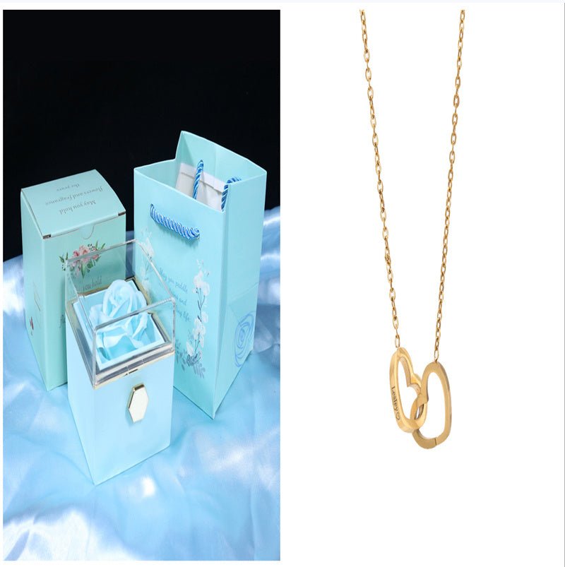 Rotating Flower Rose Gift Jewelry Packaging for Valentine's Day - Infinite CelebrationsRose giftInfinite CelebrationsInfinite Celebrations