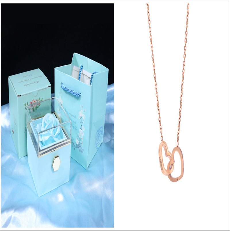 Rotating Flower Rose Gift Jewelry Packaging for Valentine's Day - Infinite CelebrationsRose giftInfinite CelebrationsInfinite Celebrations