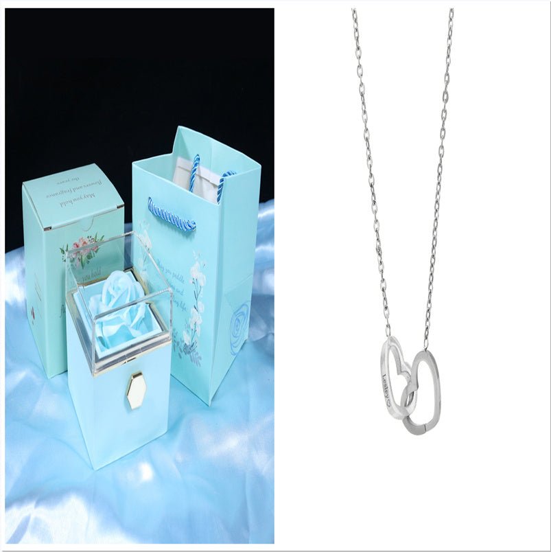 Rotating Flower Rose Gift Jewelry Packaging for Valentine's Day - Infinite CelebrationsRose giftInfinite CelebrationsInfinite Celebrations