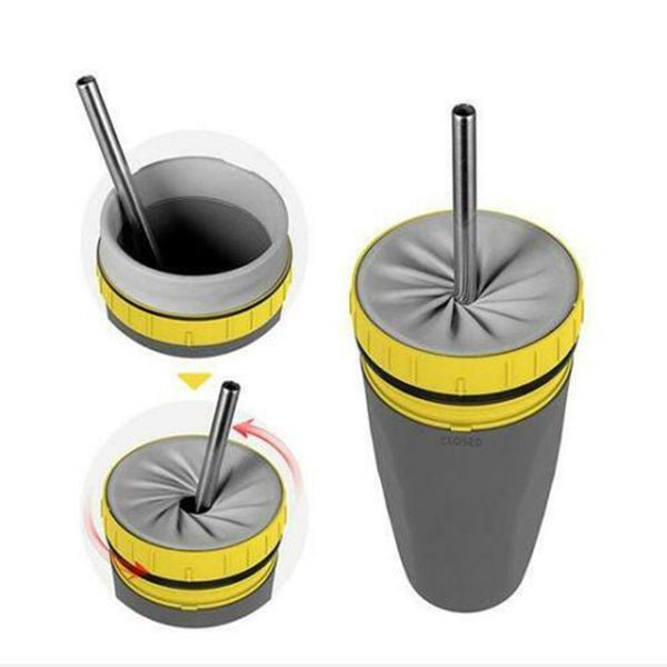 Twist Cup Travel Portable Cup Double Insulation Tumbler with Straw - Infinite Celebrationsportable travel cupInfinite CelebrationsInfinite Celebrations