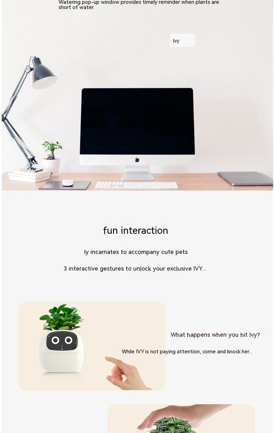 Smart AI plant pot with Interactive features - Infinite Celebrationsplant potInfinite CelebrationsInfinite Celebrations