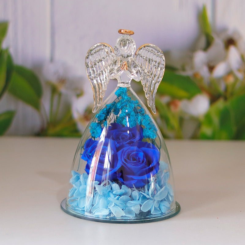 Eternal Flower Angel Glass Rose Gift Box - Infinite CelebrationsRose giftInfinite CelebrationsInfinite Celebrations