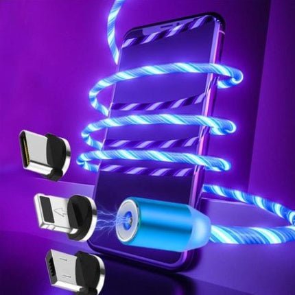 Flowing Light Magnetic Streamer Data Line Cable for Type c - Infinite CelebrationsMagnetic phone charging cableInfinite CelebrationsInfinite Celebrations