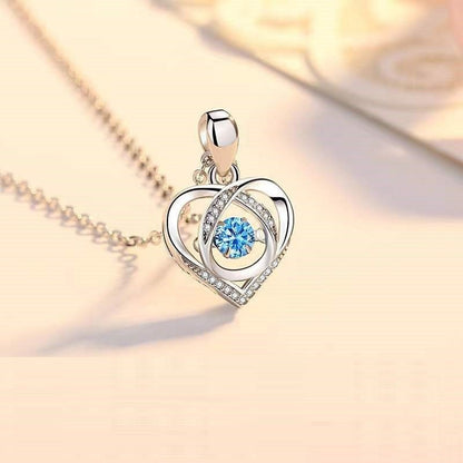 Heart - shaped Necklace Women Luxury Love Jewelry Gift For Valentine's Day - Infinite CelebrationsjewelryInfinite CelebrationsInfinite Celebrations