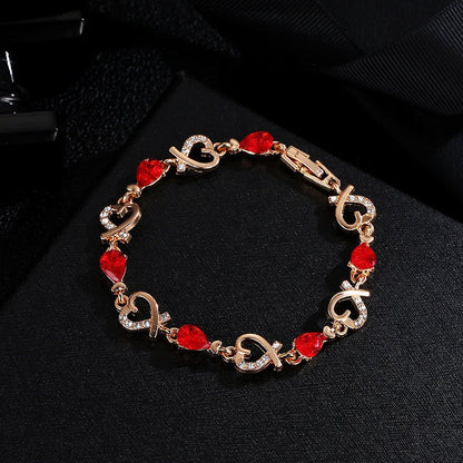 Love Bracelet Heart - shaped For Valentine's Day Gift Jewelry - Infinite CelebrationsjewelryInfinite CelebrationsInfinite Celebrations