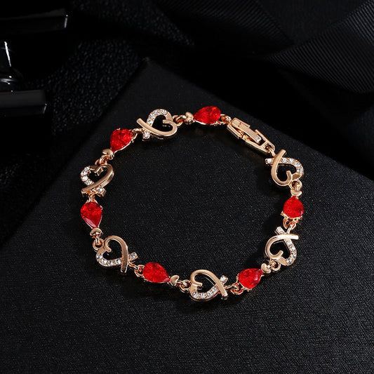 Love Bracelet Heart - shaped For Valentine's Day Gift Jewelry - Infinite CelebrationsjewelryInfinite CelebrationsInfinite Celebrations