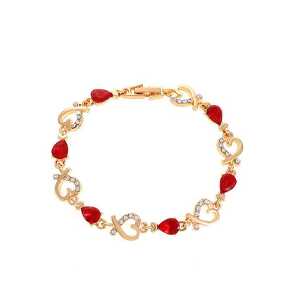 Love Bracelet Heart - shaped For Valentine's Day Gift Jewelry - Infinite CelebrationsjewelryInfinite CelebrationsInfinite Celebrations